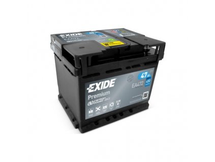 Autobaterie EXIDE Premium 12V 47Ah 450A EA472