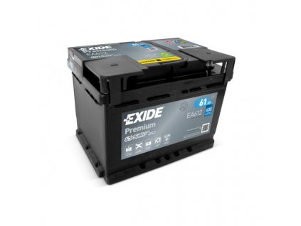Autobaterie EXIDE Premium 12V 61Ah 600A EA612