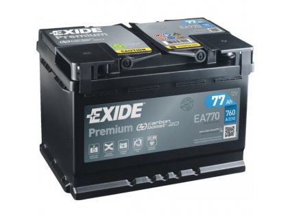 Autobaterie EXIDE Premium 12V 77Ah 760A EA770