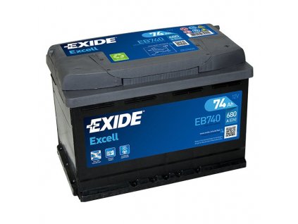 Autobaterie EXIDE Excell 12V 74Ah 680A EB740